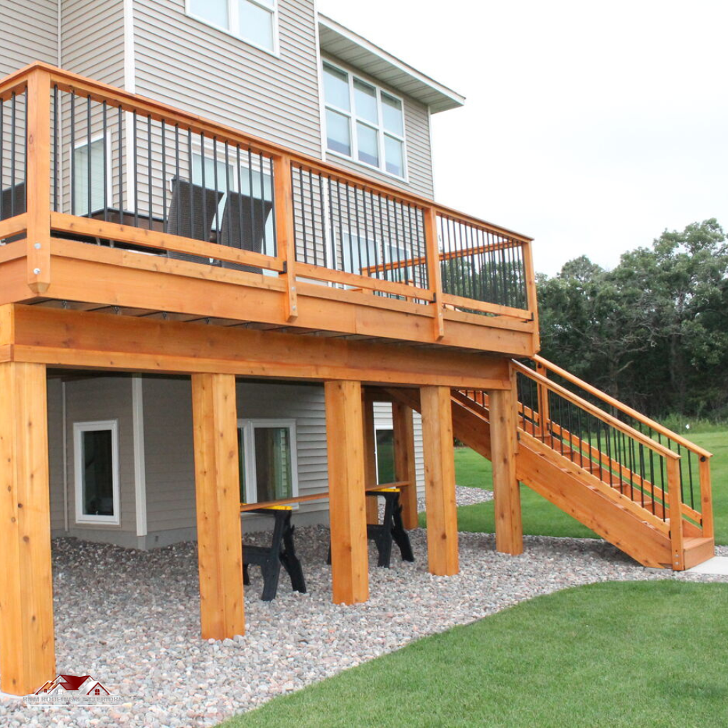 Deck construction project 5